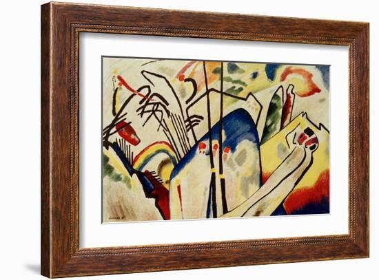 Composition IV, 1911-Wassily Kandinsky-Framed Giclee Print