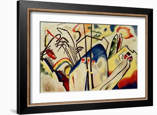 Composition IV, 1911-Wassily Kandinsky-Framed Giclee Print