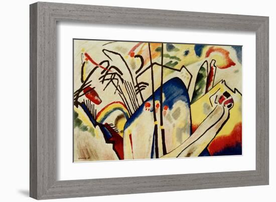 Composition IV, 1911-Wassily Kandinsky-Framed Giclee Print