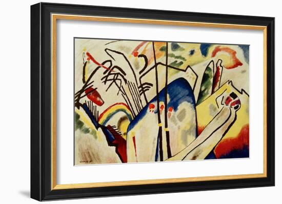 Composition IV, 1911-Wassily Kandinsky-Framed Giclee Print