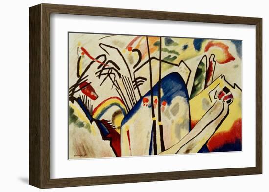 Composition IV, 1911-Wassily Kandinsky-Framed Giclee Print