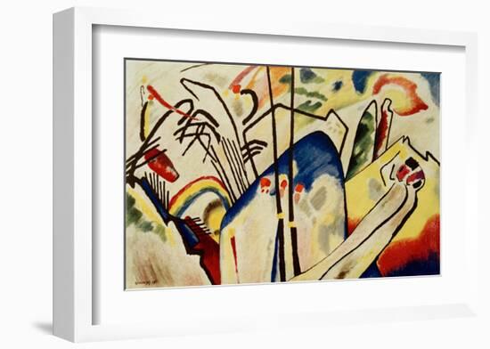 Composition IV, 1911-Wassily Kandinsky-Framed Giclee Print