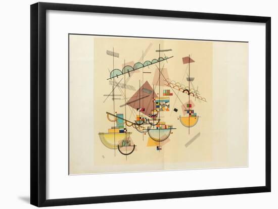 Composition IV-Wassily Kandinsky-Framed Premium Edition