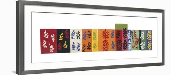 Composition (Les Velours), 1947-Henri Matisse-Framed Art Print