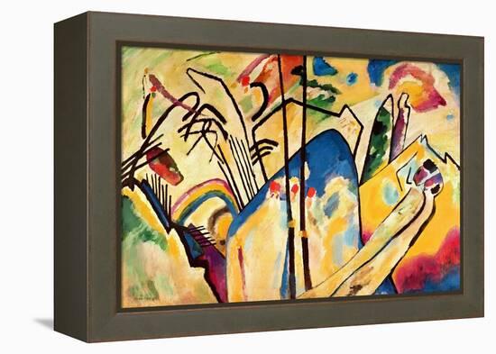 Composition No. 4, 1911-Wassily Kandinsky-Framed Premier Image Canvas