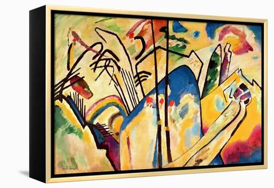 Composition No. 4, 1911-Wassily Kandinsky-Framed Premier Image Canvas