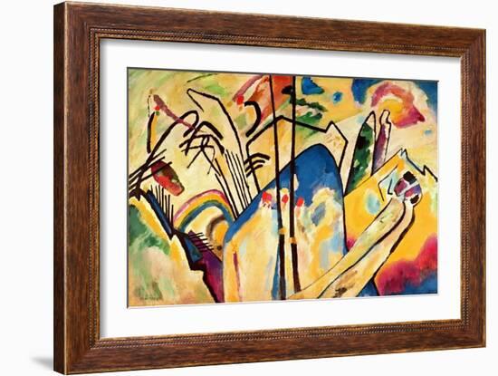 Composition No. 4, 1911-Wassily Kandinsky-Framed Giclee Print