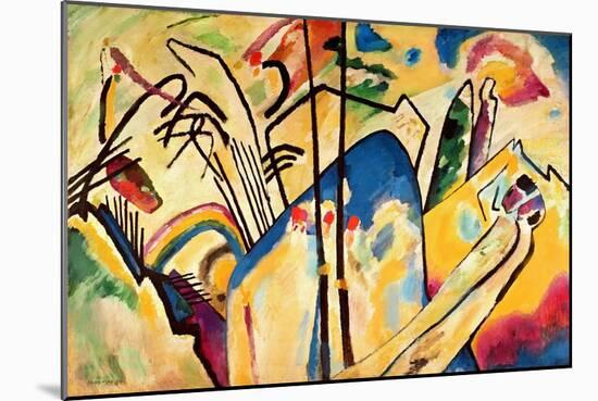 Composition No. 4, 1911-Wassily Kandinsky-Mounted Giclee Print