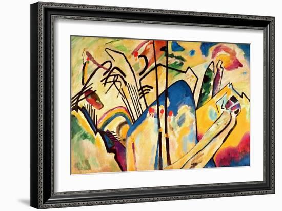 Composition No. 4, 1911-Wassily Kandinsky-Framed Giclee Print