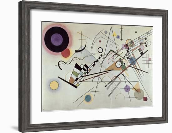 Composition no.8, 1923-Wassily Kandinsky-Framed Art Print