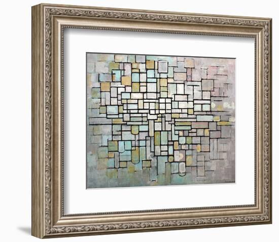 Composition No. II-Piet Mondrian-Framed Art Print