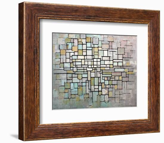 Composition No. II-Piet Mondrian-Framed Art Print