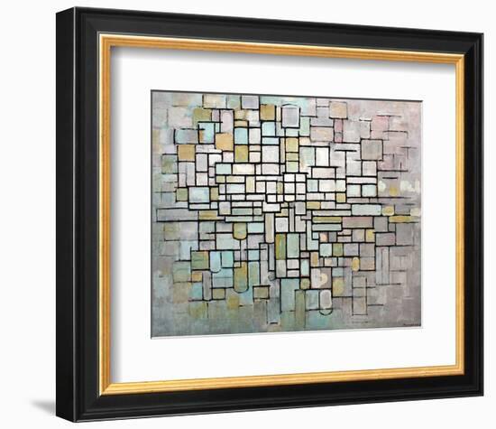 Composition No. II-Piet Mondrian-Framed Art Print