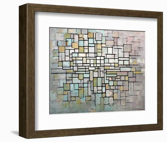 Composition No. II-Piet Mondrian-Framed Art Print