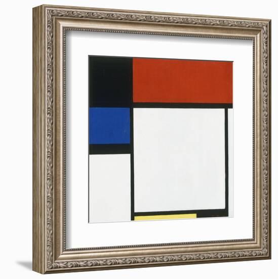 Composition No. III / Fox Trot B with Black, Red, Blue and Yellow, 1929-Piet Mondrian-Framed Art Print