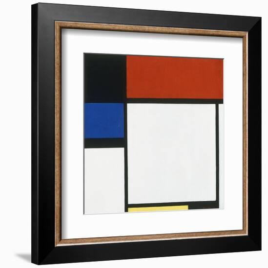 Composition No. III / Fox Trot B with Black, Red, Blue and Yellow, 1929-Piet Mondrian-Framed Art Print