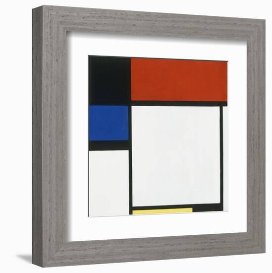 Composition No. III / Fox Trot B with Black, Red, Blue and Yellow, 1929-Piet Mondrian-Framed Art Print