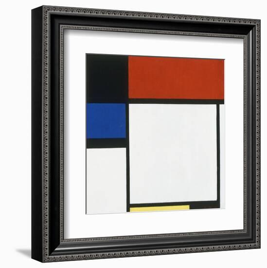 Composition No. III / Fox Trot B with Black, Red, Blue and Yellow, 1929-Piet Mondrian-Framed Art Print