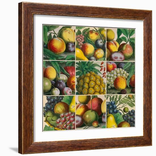 Composition of Fruits-Robert Furber-Framed Giclee Print