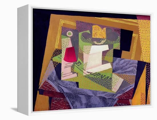 Composition on a Table, 1916-Juan Gris-Framed Premier Image Canvas