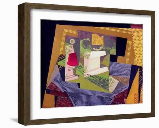 Composition on a Table, 1916-Juan Gris-Framed Giclee Print