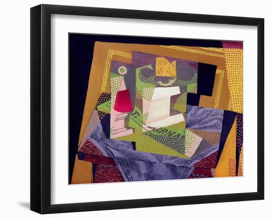 Composition on a Table, 1916-Juan Gris-Framed Giclee Print