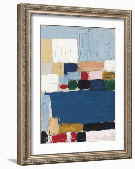 Composition-Paysage (Le Castelet)-Nicolas de Staël-Framed Giclee Print