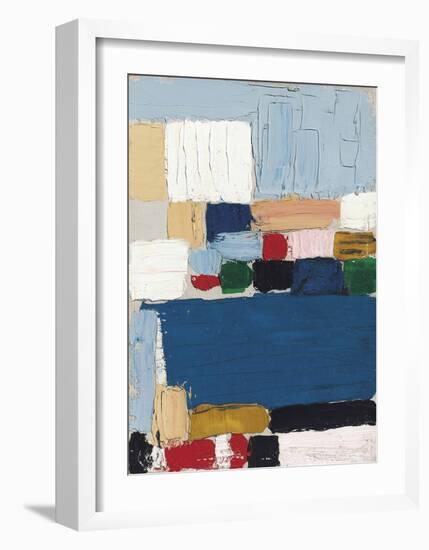 Composition-Paysage (Le Castelet)-Nicolas de Staël-Framed Giclee Print