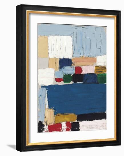 Composition-Paysage (Le Castelet)-Nicolas de Staël-Framed Giclee Print