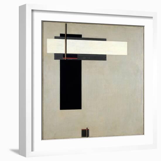 Composition Proun GBA 4, c.1923-El Lissitzky-Framed Giclee Print