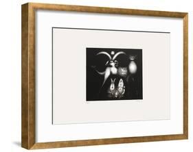 Composition Surrealiste VII-Jules Perahim-Framed Limited Edition