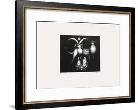 Composition Surrealiste VII-Jules Perahim-Framed Limited Edition
