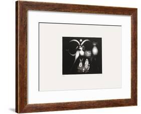 Composition Surrealiste VII-Jules Perahim-Framed Limited Edition