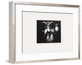 Composition Surrealiste VII-Jules Perahim-Framed Limited Edition