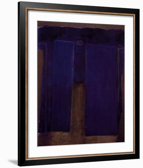 Composition Ultramarine-Antoni Tapies-Framed Art Print