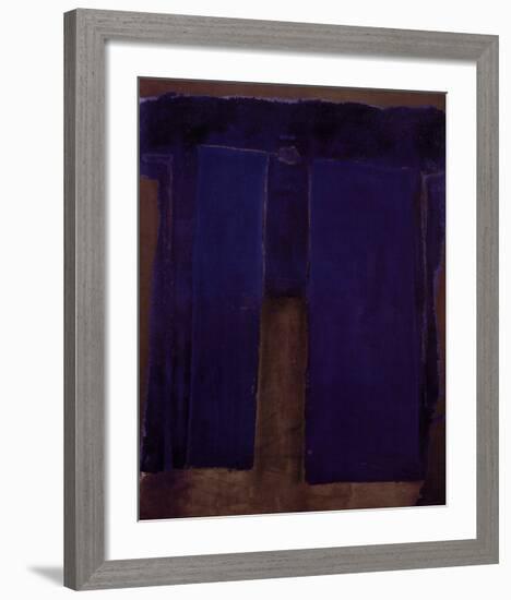 Composition Ultramarine-Antoni Tapies-Framed Art Print