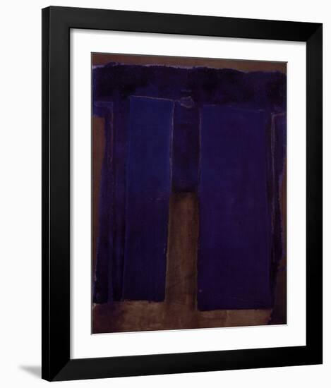 Composition Ultramarine-Antoni Tapies-Framed Art Print