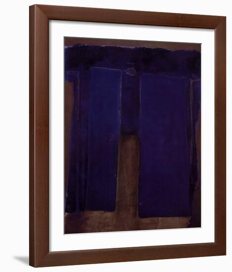 Composition Ultramarine-Antoni Tapies-Framed Art Print