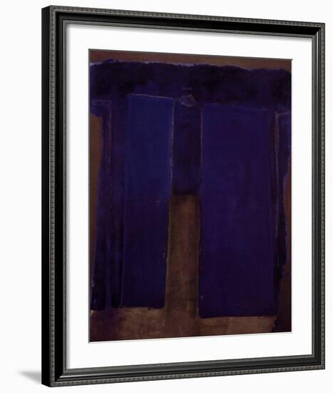 Composition Ultramarine-Antoni Tapies-Framed Art Print