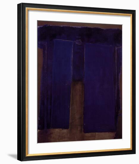 Composition Ultramarine-Antoni Tapies-Framed Art Print