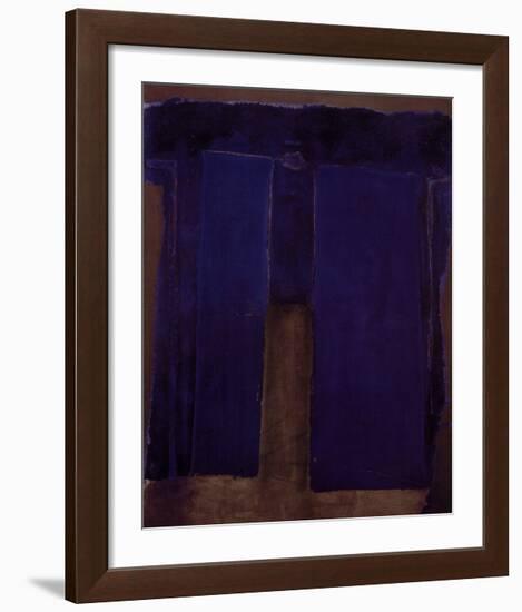 Composition Ultramarine-Antoni Tapies-Framed Art Print