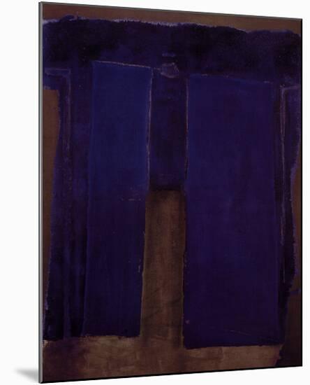 Composition Ultramarine-Antoni Tapies-Mounted Art Print