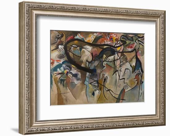 Composition V (1911)-Wassily Kandinsky-Framed Art Print