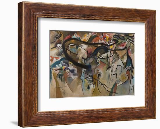Composition V (1911)-Wassily Kandinsky-Framed Art Print