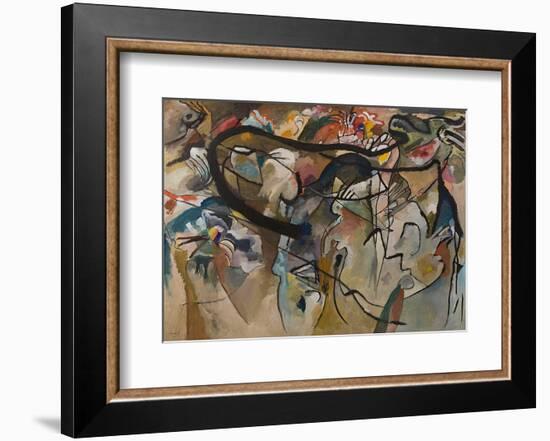 Composition V (1911)-Wassily Kandinsky-Framed Art Print