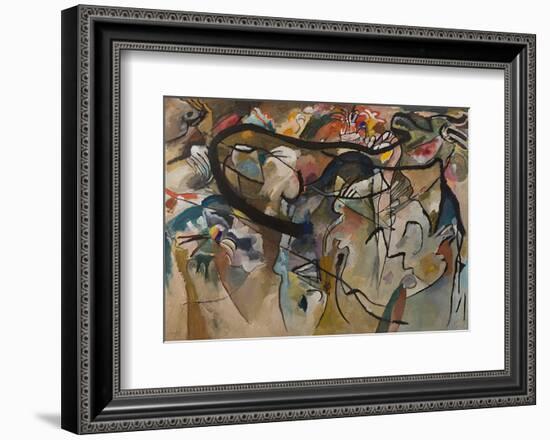 Composition V (1911)-Wassily Kandinsky-Framed Art Print