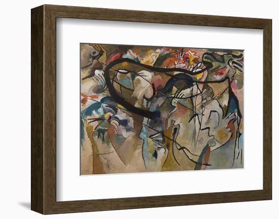 Composition V (1911)-Wassily Kandinsky-Framed Art Print