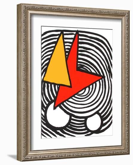 Composition V-Alexander Calder-Framed Collectable Print