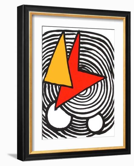 Composition V-Alexander Calder-Framed Collectable Print