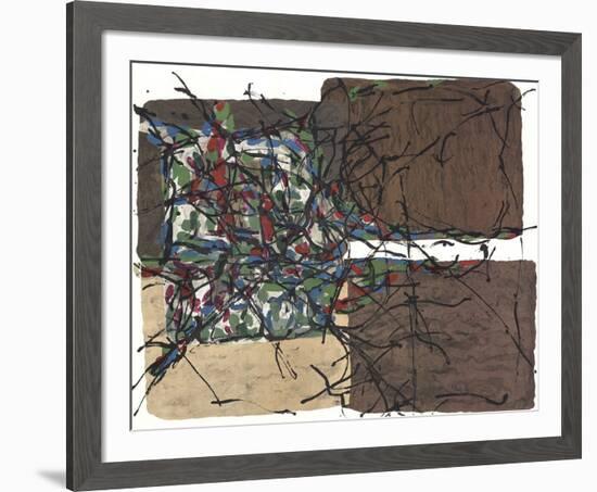 Composition VIII-160-Jean-Paul Riopelle-Framed Art Print